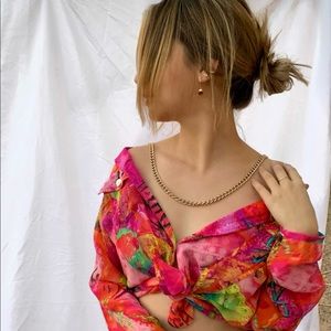 SOLD Put in your offer! Chico’s satin shirt